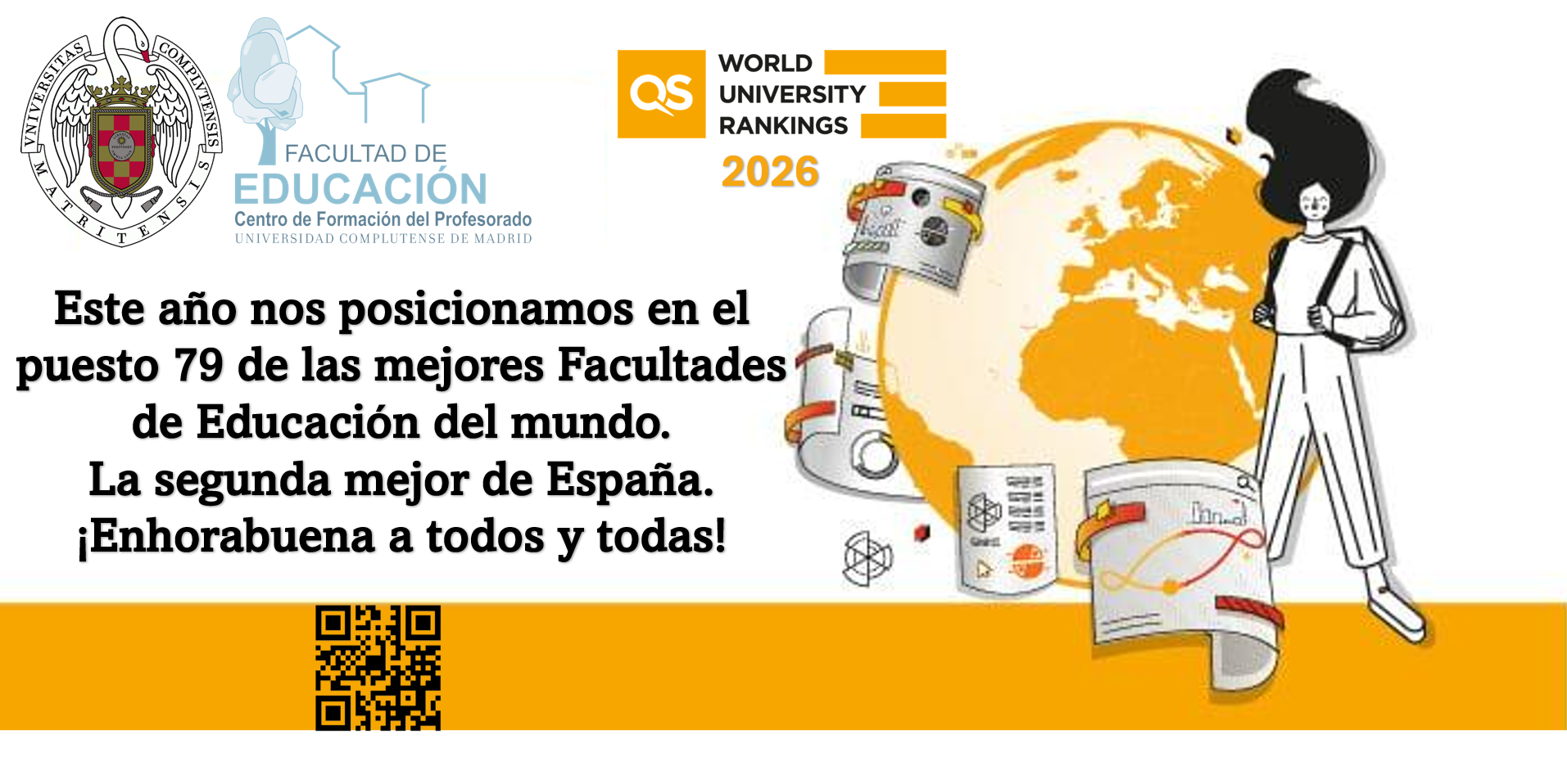 Ranking 2026 QS Top Universities - Facultad de Educación - C.F.P.